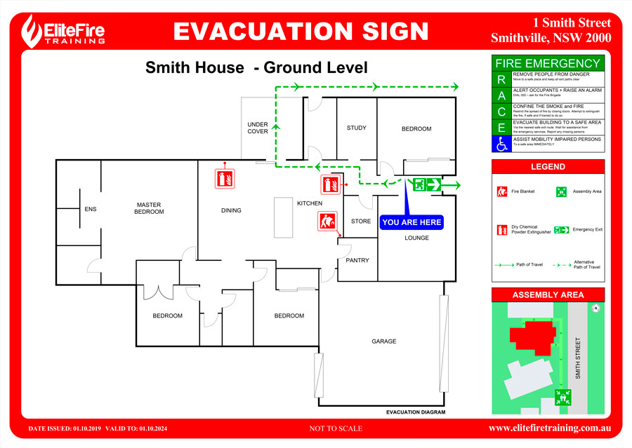 Fire & Emergency Evacuation Diagrams | AS 3745:2010